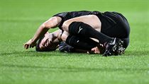 Fotbalista s bolestivou grimasou - ilustrační foto. | na serveru Lidovky.cz | aktuální zprávy