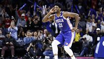 Basketbalista Joel Embiid za Philadelphii. | na serveru Lidovky.cz | aktuální zprávy