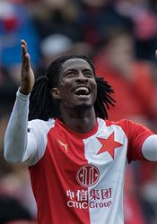 Holeš i Olayinka v tréninku, Slavia ladí tým na Leverkusen. Schick nepřiletěl Peter Olayinka se raduje z gólu Slavie | na serveru Lidovky.cz | aktuální zprávy