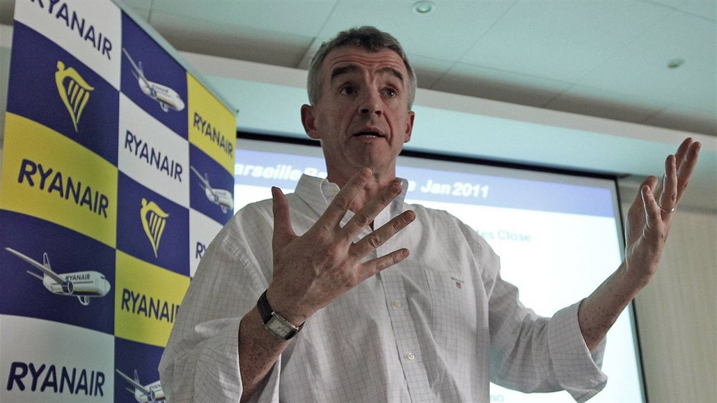 Michael O'Leary, výkonný editel letecké spolenosti Ryanair.