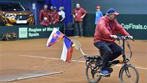 Utkn kvalifikace tenisovho Davis Cupu: Slovensko - esko. Jeden z poadatel...