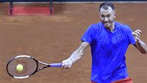 Utkání kvalifikace tenisového Davis Cupu: Slovensko - Česko. Lukáš Rosol v akci. | na serveru Lidovky.cz | aktuální zprávy