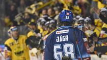 Jaromír Jágr přihlíží oslavě Litvínova. | na serveru Lidovky.cz | aktuální zprávy