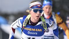 Biatlonistka Markéta Davidová skonila v novomstském závodu Svtového poháru s...