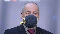 Roman Prymula hovoří 24. března 2020 v Praze na tiskové konferenci k...