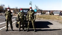 Armáda společně s policií střežila 23. března 2020 česko-německý hraniční... | na serveru Lidovky.cz | aktuální zprávy