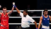 Radost na londýnské olympijské kvalifikaci v podání domácího boxera. | na serveru Lidovky.cz | aktuální zprávy