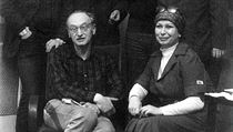 Mluvčí Charty 77: Jiří Hájek (vlevo) a Zdena Tominová (vpravo) | na serveru Lidovky.cz | aktuální zprávy