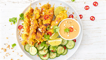 Kuřecí špízy Satay s kešu omáčkou | na serveru Lidovky.cz | aktuální zprávy