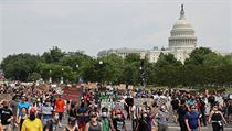 Demonstranti za Black Lives Matter v americkém Washingtonu Demonstranti za Black Lives Matter v americkém Washingtonu
