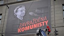 Plakát uctívající památku popravené právničky Milady Horákové | na serveru Lidovky.cz | aktuální zprávy