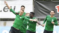 Radost hráčů Příbrami z gólu. | na serveru Lidovky.cz | aktuální zprávy