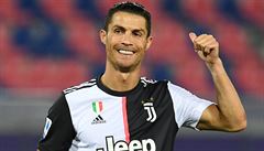 Cristiano Ronaldo vstelil branku z pokutového kopu a poslal Juve do vedení.