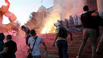 Demonstrace v Bělehradu. | na serveru Lidovky.cz | aktuální zprávy