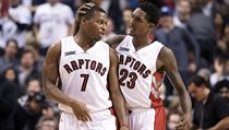 Kyle Lowry a Lou Williams z Toronta Raptors (foto archiv). | na serveru Lidovky.cz | aktuální zprávy