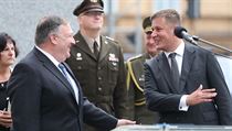 Ministr zahraničí Petříček se svým americkým protějškem Pompeem při návštěvě... | na serveru Lidovky.cz | aktuální zprávy