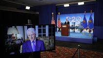 Bval prezident Bill Clinton pronesl e na vritulnbm sjezdu Demokratick...