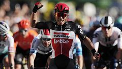 Caleb Ewan ze stáje Lotto Soudal ovládl tetí etapu Tour de France