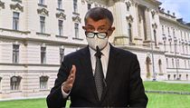 Premiér Andrej Babiš (vpravo) a ministr vnitra Jan Hamáček na tiskové... | na serveru Lidovky.cz | aktuální zprávy