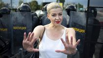 Členka běloruské opozice Maria Kolesnikovová. | na serveru Lidovky.cz | aktuální zprávy