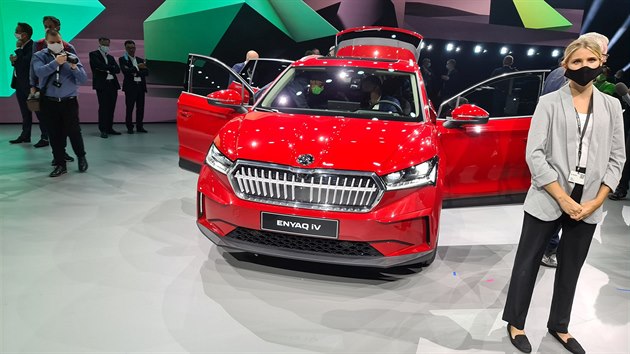 Škoda Enyaq iV na světové premiéře v Praze