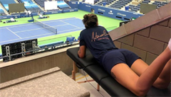 Karolína Plíková na US Open.