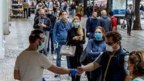 Praha, 10.09.20, Václavské náměstí, odběrové místo | na serveru Lidovky.cz | aktuální zprávy