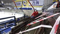 Prázdné tribuny na utkání Zlína s Hradcem Králové. | na serveru Lidovky.cz | aktuální zprávy