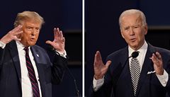 První pedvolební prezidentská debata mezi Trumpem a Bidenem.