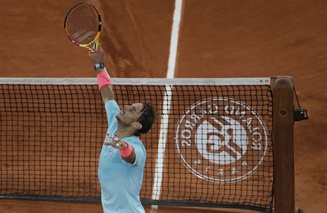 Rafael Nadal slaví postup do semifinále French Open. | na serveru Lidovky.cz | aktuální zprávy