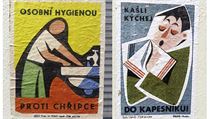Propagace Ústředního ústavu zdravotnické osvěty založeného v roce 1952: „Kašli,... Propagace Ústředního ústavu zdravotnické osvěty založeného v roce 1952: „Kašli,...