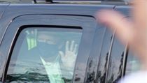 Prezident Trump v neděli večer krátce navštívil své příznivce shromážděné před... | na serveru Lidovky.cz | aktuální zprávy