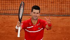 Novak Djokovi na French Open.