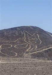 Překvapivý objev na pláni Nazca. Mezi obrazci je obří, 2000 let stará kočka Archeologové na slavné jihoperuánské planině Nazca objevili nový obrazec. Mezi... | na serveru Lidovky.cz | aktuální zprávy