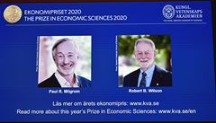 Výherci Nobelovy ceny za ekonomii.