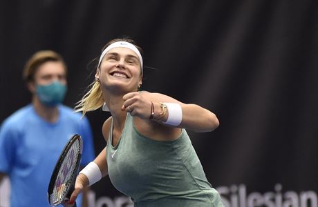 Aryna Sabalenková z Běloruska ve finále proti krajance Viktorii Azarenkové. | na serveru Lidovky.cz | aktuální zprávy