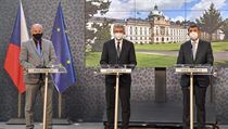Zleva ministr zdravotnictví Roman Prymula, místopředseda vlády, ministr... | na serveru Lidovky.cz | aktuální zprávy