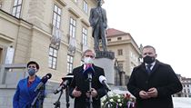 Chtějí vyhrát volby. ODS, KDU-ČSL a TOP 09 půjdou do voleb společně jako koalice Společná tisková konference opozičních stran: zleva předsedkyně TOP 09 Markéta... | na serveru Lidovky.cz | aktuální zprávy