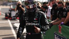 Kvalifikaci na Velkou cenu Portugalska formule 1 v Portimau vyhrál Lewis...