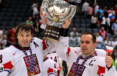 MS 2010: Jaromír Jágr a Tomáš Rolinek slaví titul mistrů světa | na serveru Lidovky.cz | aktuální zprávy
