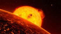Lávová exoplaneta (ilustrační foto). | na serveru Lidovky.cz | aktuální zprávy