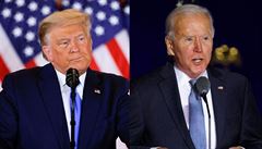 Donald Trump a Joe Biden