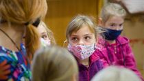 Děti ze smíšené třídy trojlístek v Masarykova základní škola Tanvald v první... | na serveru Lidovky.cz | aktuální zprávy