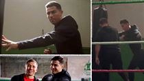Cristiano Ronaldo a Gennadij Golovkin v boxerské tělocvičně. | na serveru Lidovky.cz | aktuální zprávy