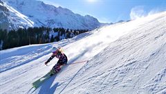 výcarský Schilthorn. Prázdné sjezdovky v jednom z nejkrásnjích údolí svta