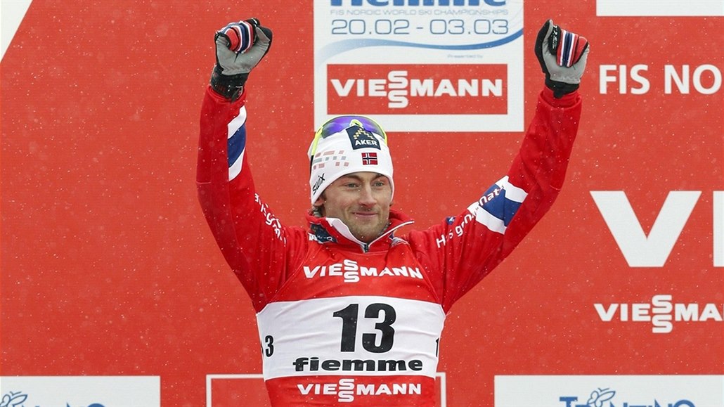 Norský bec na lyích Petter Northug