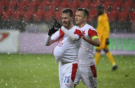 Střelec Jakub Hromada ze Slavie se raduje z gólu a posílá vzkaz. | na serveru Lidovky.cz | aktuální zprávy Střelec Jakub Hromada ze Slavie se raduje z gólu a posílá vzkaz. | na serveru Lidovky.cz | aktuální zprávy