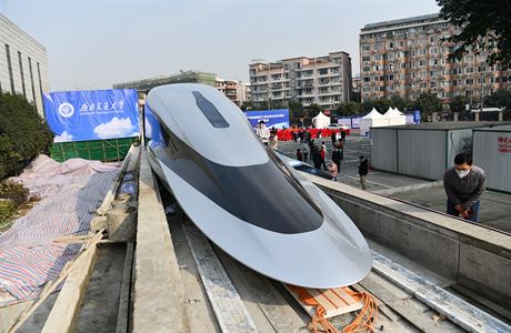 Prototyp létajícího vlaku z Číny dosahuje rychlosti až 620 km/h. | na serveru Lidovky.cz | aktuální zprávy Prototyp létajícího vlaku z Číny dosahuje rychlosti až 620 km/h. | na serveru Lidovky.cz | aktuální zprávy