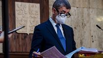 Tisková konference předsedy vlády Andreje Babiše a ministra zdravotnictví Jana...