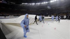 Úvodní ceremoniál k zahájení MS v egyptské Káhie.